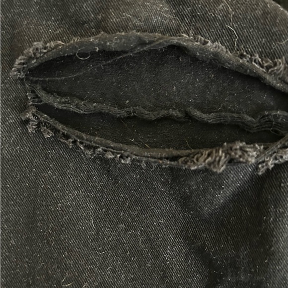 SHEIN black boyfriend distressed jeans - Picture 12 of 14